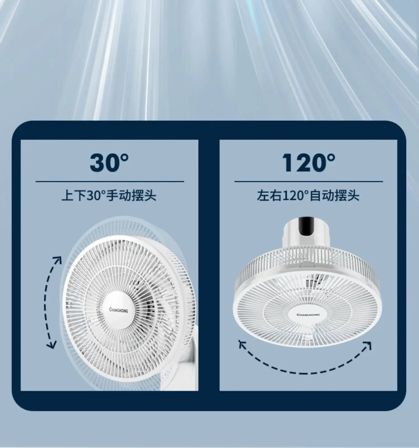 220V Wall-mounted fan with wall-mounted fan, large wind-powered fan, small remote-controlled wall-mounted  with shaking head AD