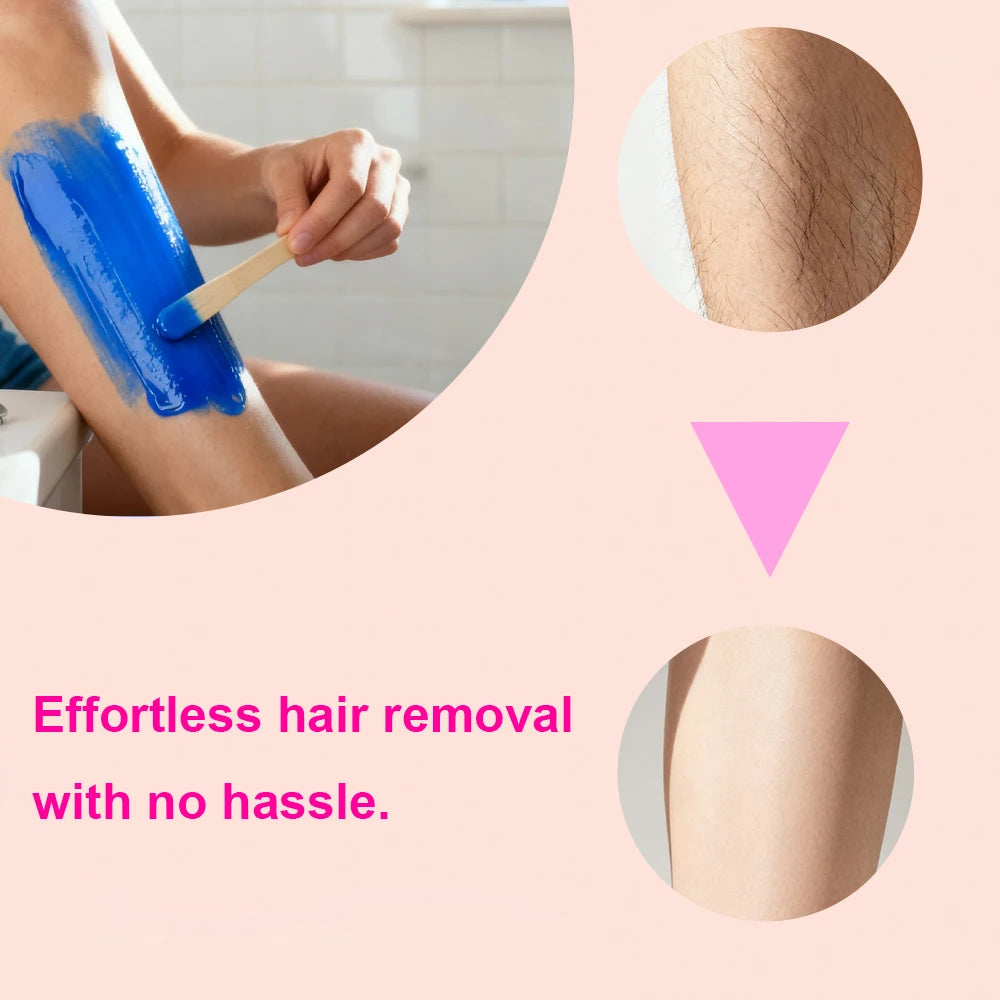 1000g Hard Wax Beans Hot Film Depilatory Wax Beads Full Body Hair Removal Wax for Wax Heater Machine Beauty Tools