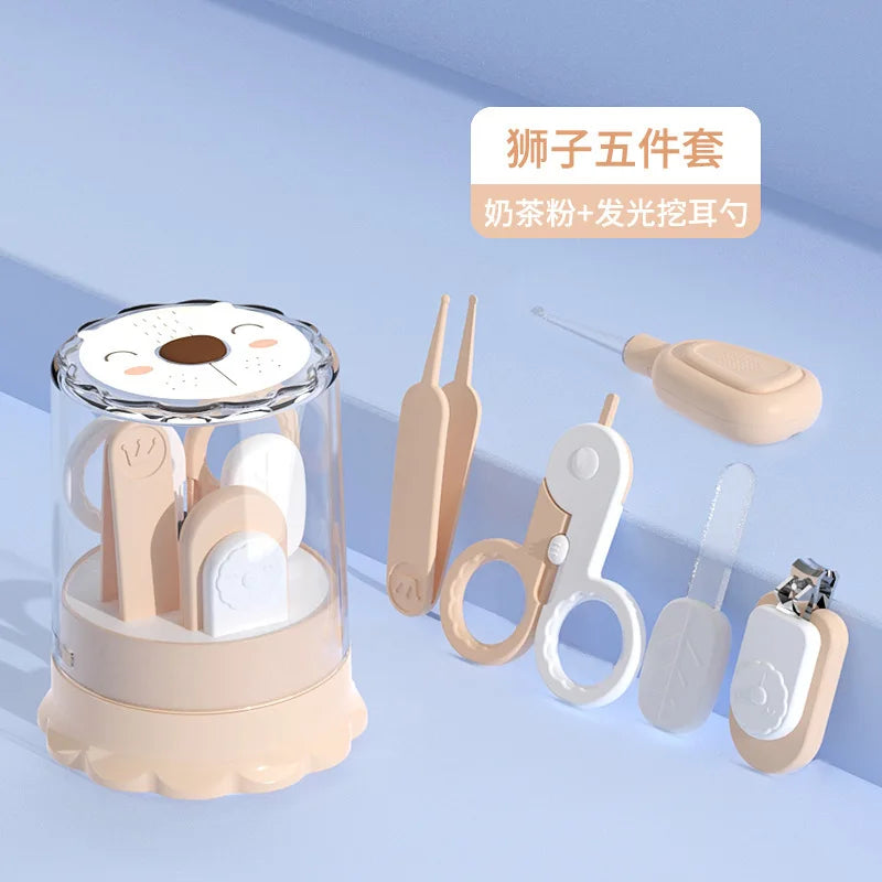 Baby Nail Clippers Newborn Baby Nail Clippers Set Children's Nail Care Supplies Anti-pinch Nail Clippers
