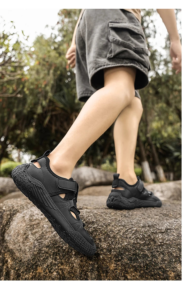 Summer Fashion Lightweight Lazy Shoes Breathable Casual Walking Sneakers New Men's Sandals Outdoor Comfortable Male Beach Shoes