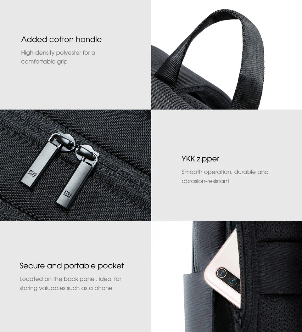 NEW Original Xiaomi Classic Business Backpack 2 Fashion Laptop Bag for Men and Women Travel Large Capacity Backpack