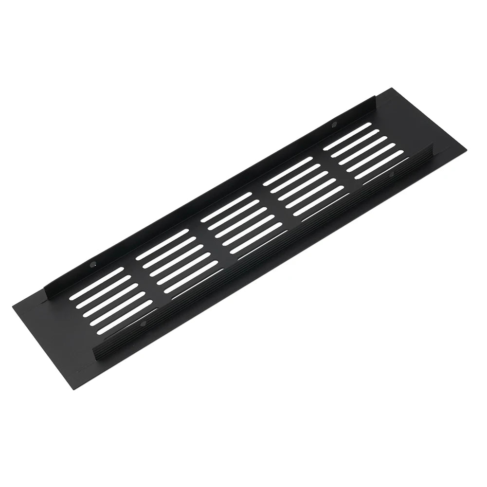 60mm Aluminium Rectangular Cabinet Wardrobe Air Vent Grille Ventilation Cover
