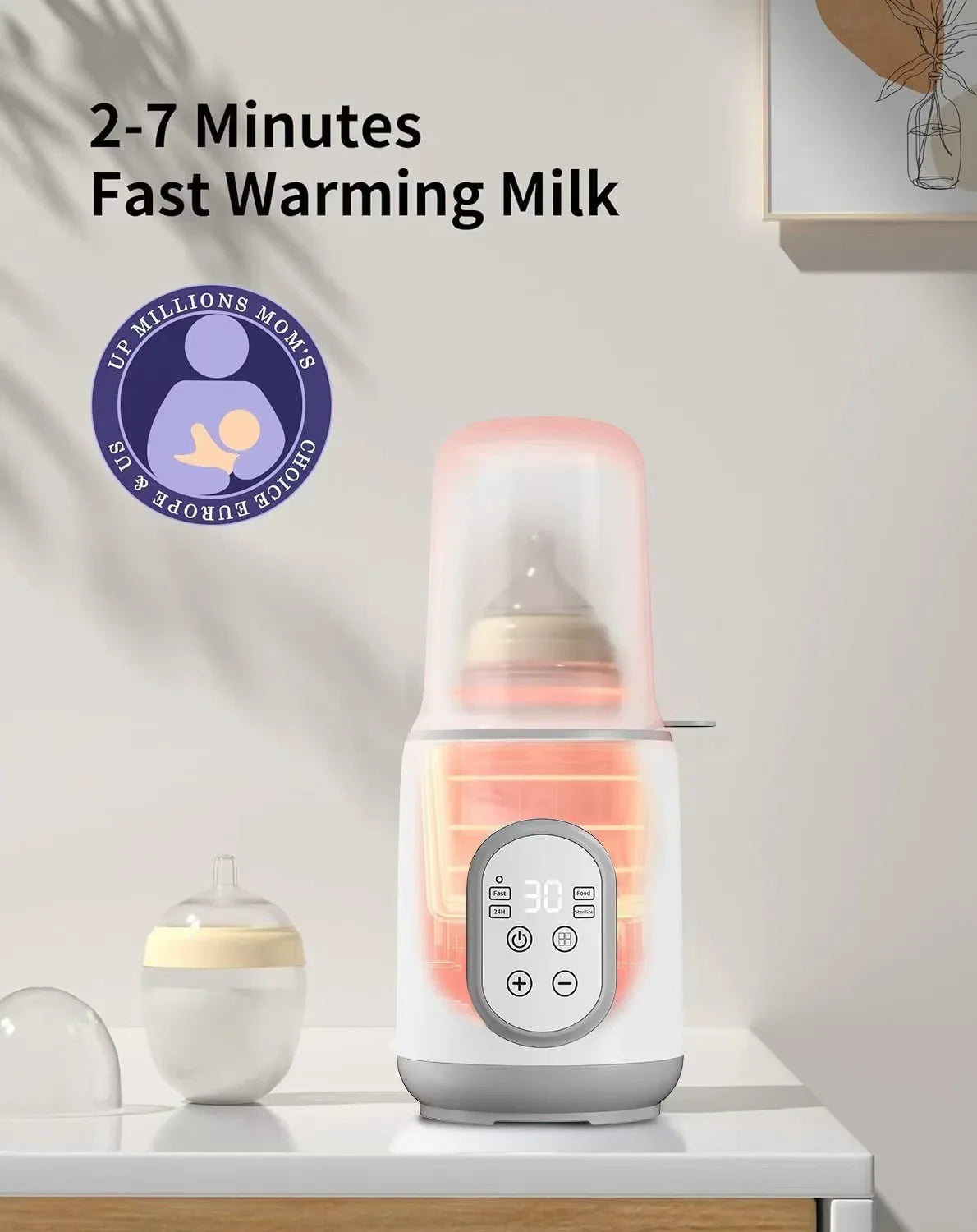New Milk Water Warmer, Travel Stroller Insulated Bag, Nursing Bottle Heater, Portable Bottle Feeding Warmer ,Christmas, Hallowee