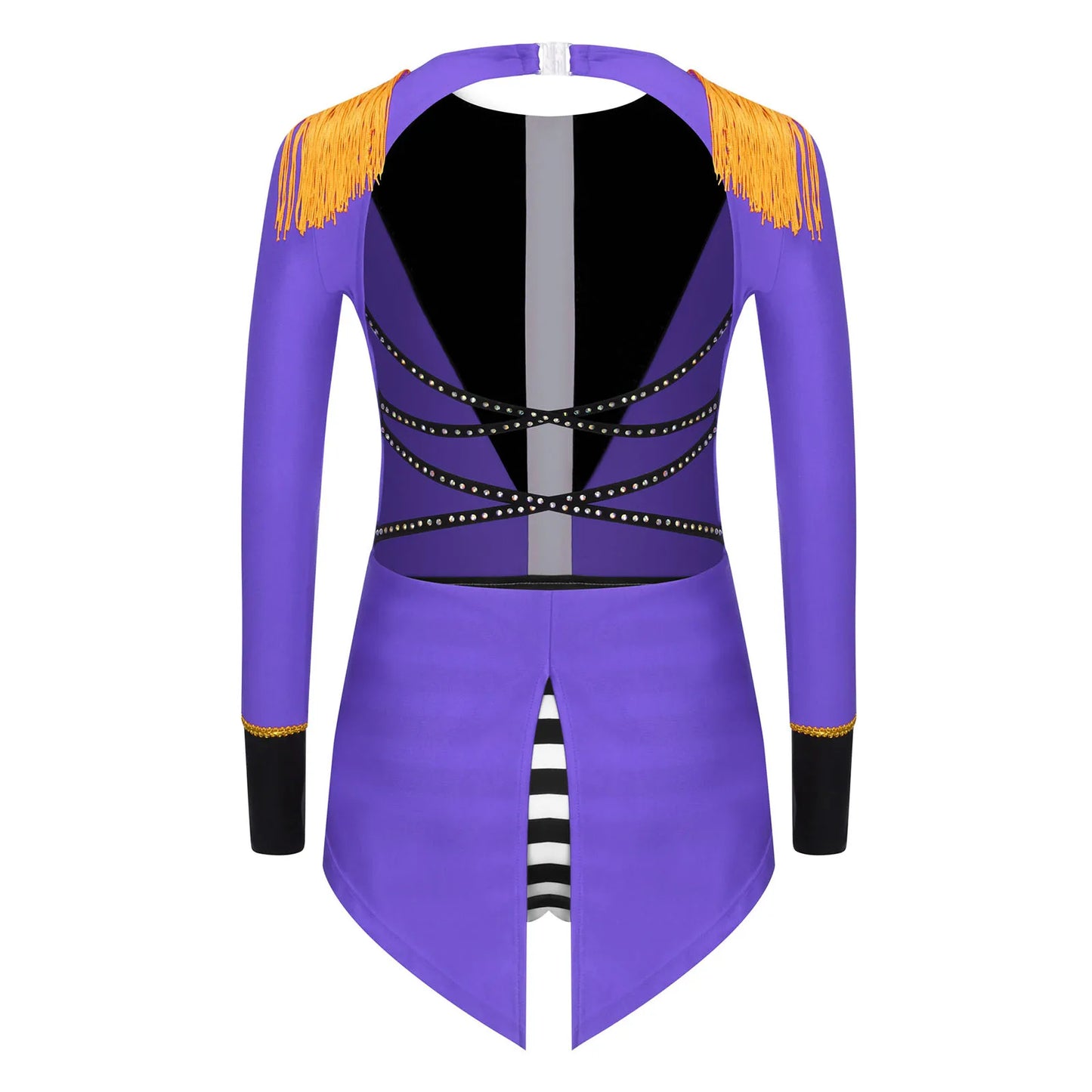 Halloween Costume Romper Circus Ringmaster Cosplay Carnival Party Shiny Sequins Leotard Dress Drum Majorette Magician Dress Up