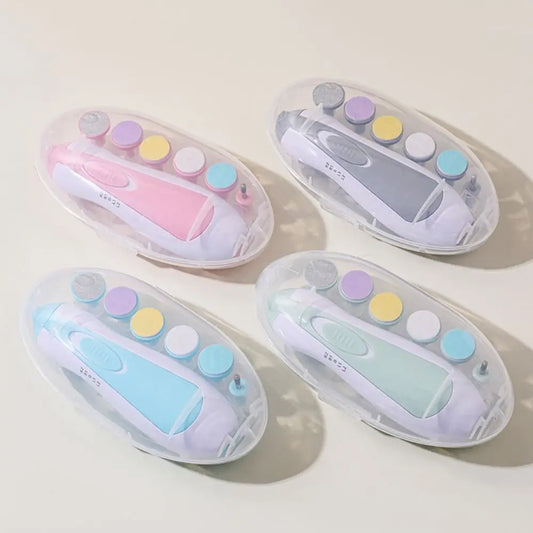 Multifunctional Electric Baby Nail Trimmer with Light Care Nail Baby Nail Clipper Manicure with Storage Box Baby Nail Grinder