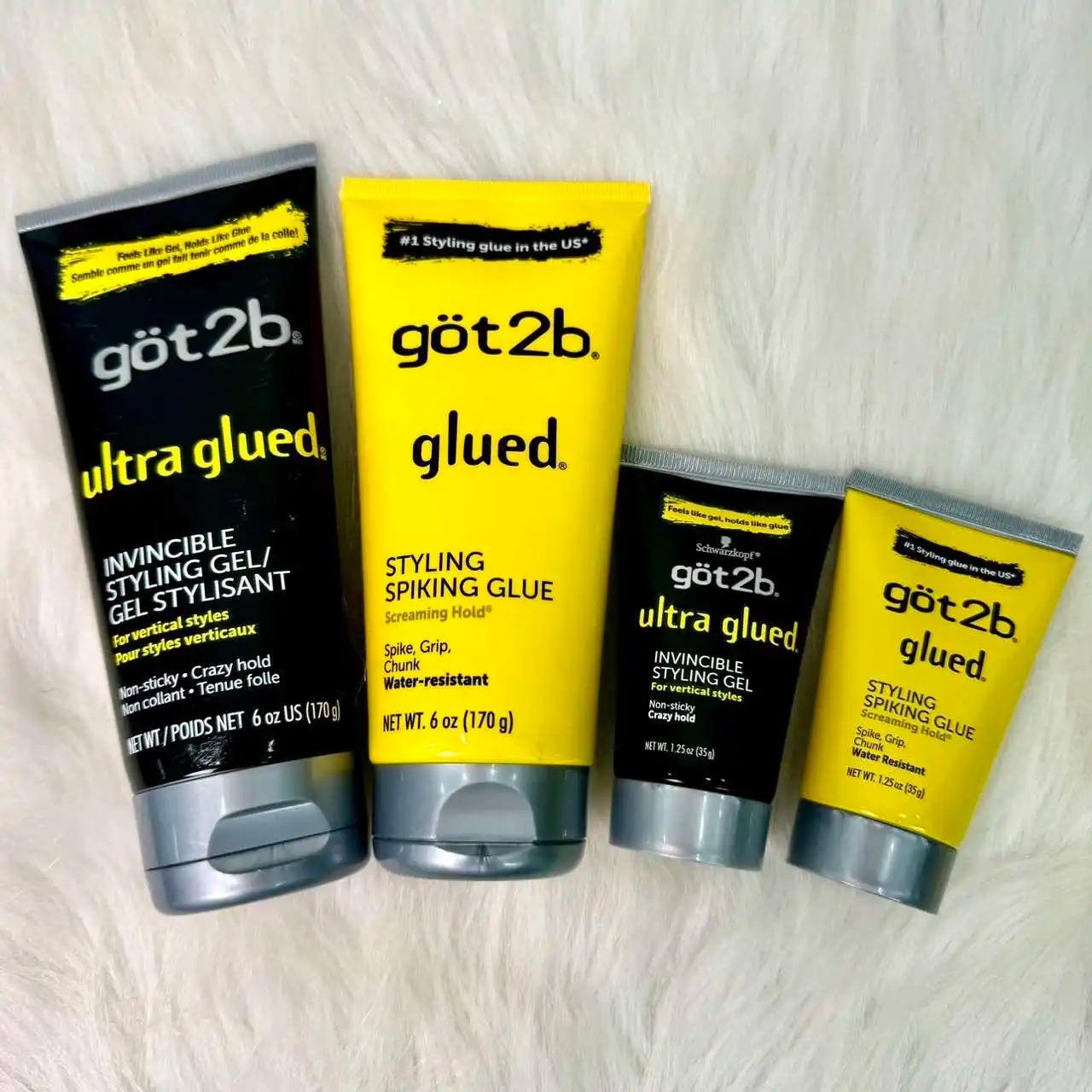 Got2b Glued Invincible Styling Hair Gel Got2b Ultra Glued Water Resistant Spike Grip Chunk Wig Accessories Strong Hold