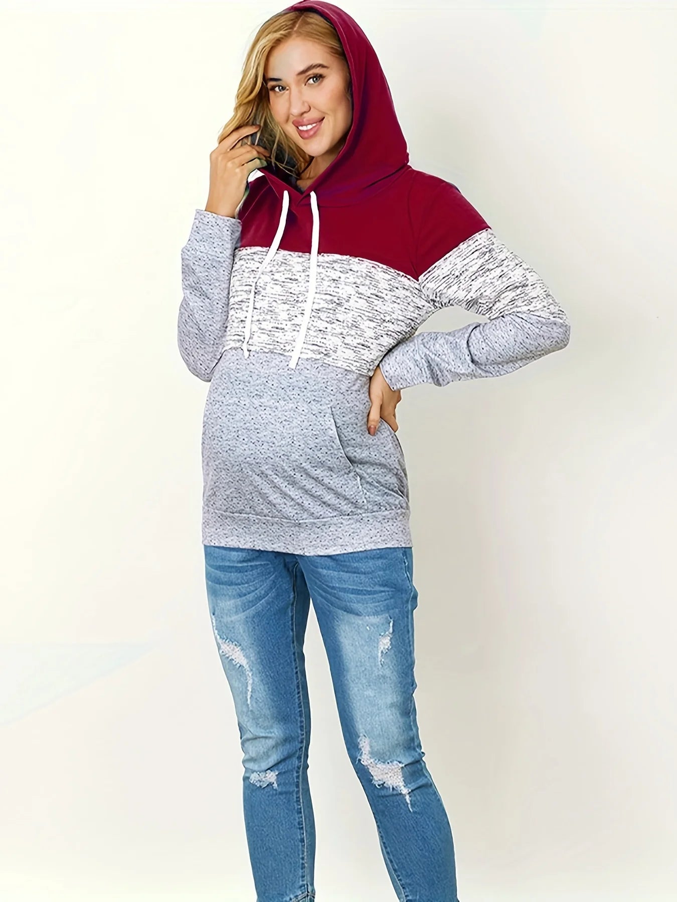 Maternity Pajamas Shorts Womens Maternity Long Sleeve Crew Neck Printed Nursed Tops T Shirt For Breastfeeding Pregnancy Clothin