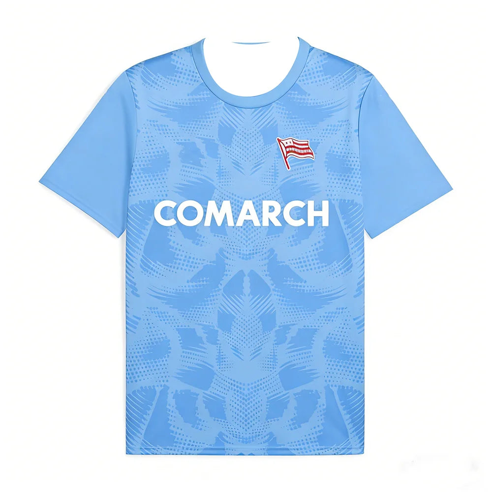 2026 Cracovia Team Uniform Polish League Fan Version Short Sleeved Breathable Quick Drying Sports T-Shirt New Arrival