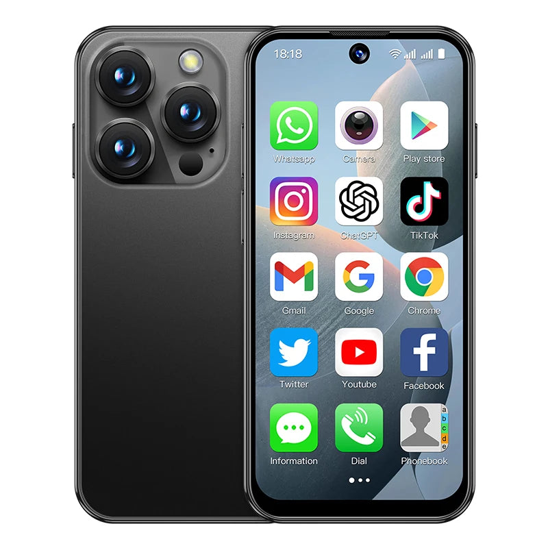 SOYES XS19 3G Smartphone 3.88inches MTK 2GB RAM 16GB ROM 5MP Camera Dual SIM Card Type-C Android Cellphone Face Unlock