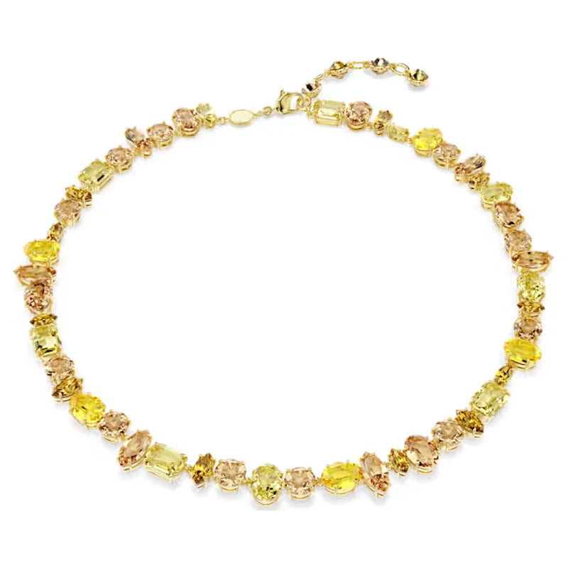 Original 2025 New Trend Fine Jewelry Set Charm Gold Candy Crystal Fashion Necklace Bracelet Earring for Women's Anniversary Gift