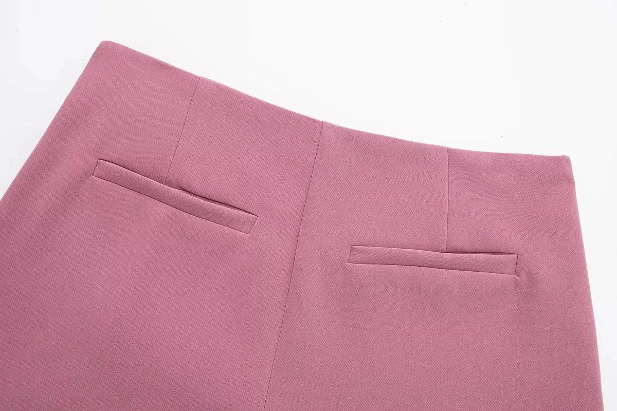 Women's Skort High Waist Brown Skirt Pants Stylish Summer Pink Black Mini Skirt Shorts Asymmetric Casual Off White Skort