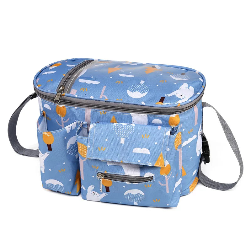 Universal Buggy Baby Pram Organizer Bottle Holder Stroller Storage Bag Mummy Bag Diaper Multipurpose Baby Stroller Accessories