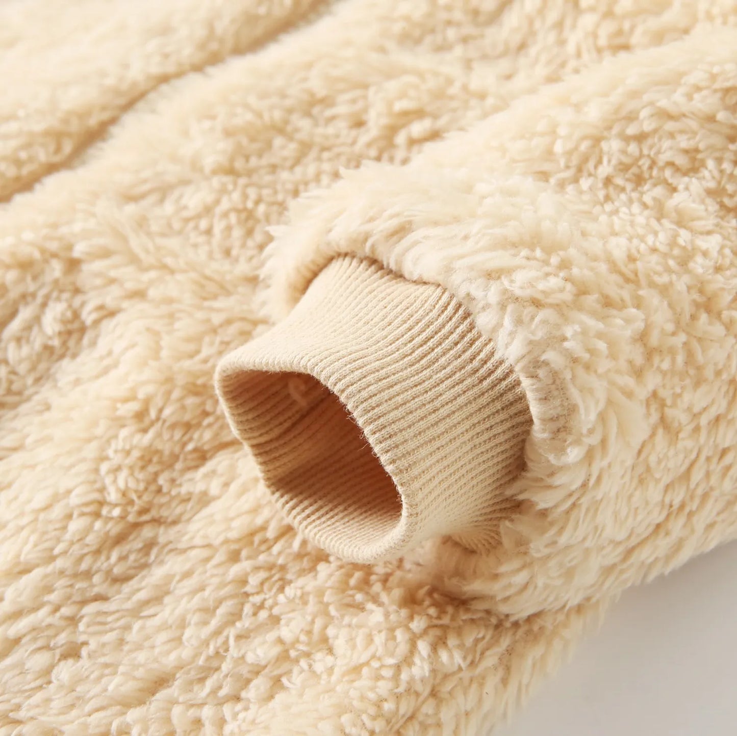 Sanlutoz Winter Fleece Thickened Zipper Toddler Long Sleeve Jumpsuits Clothing Warm Baby Rompers Cute Animal Hooded