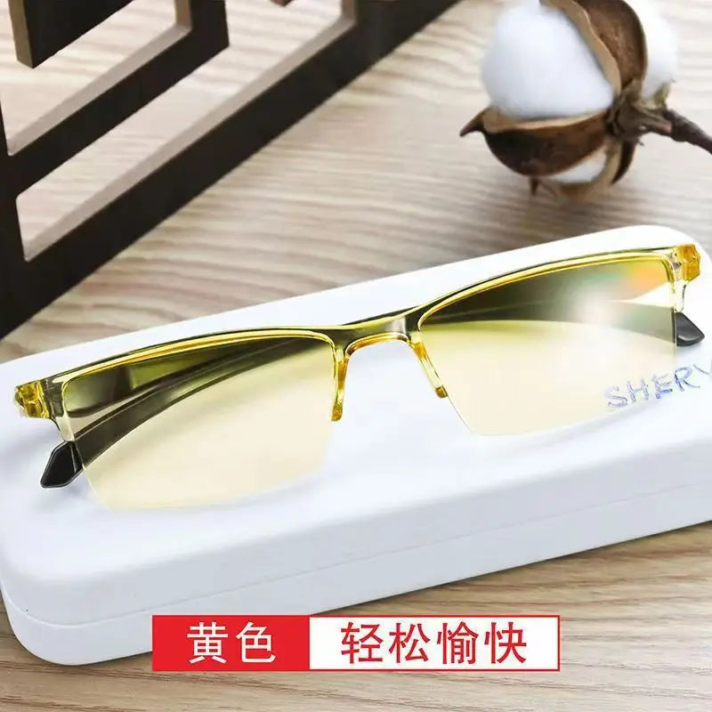 Lntelligent zoom high-definition presbyopia glasses, anti UV, anti blue light, anti fatigue presbyopia glasses for men and women