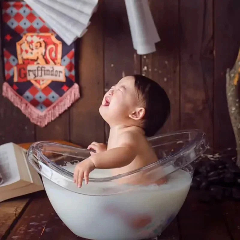 Newborn Photography Props Transparent Bathtub Bucket Baby Photography Furniture Boy Girl Boy Fotografie Accessoires Posing Props
