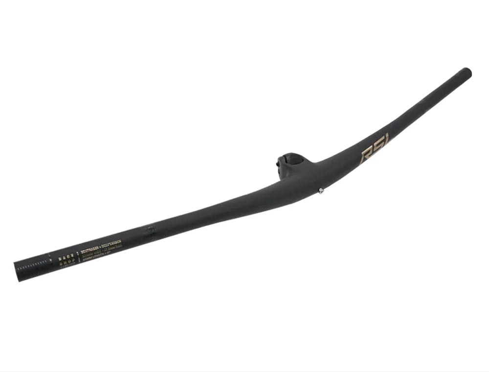 MTB Carbon Handlebar For RSL,Stem Rise 0°, Stem Length 35/45/55, Clamping 28.6mm Rise 27.5mm Width 760mm Mountain Bike Part