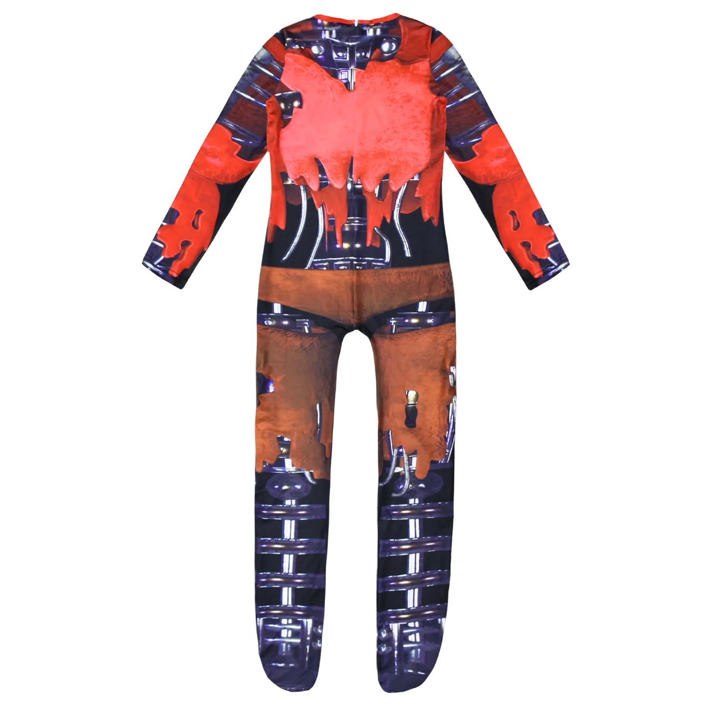 Kids Horriable Halloween Costume Five Nights F-Freddyeds Jumpsuit Cosplay Nightmare BonnieD Wolf Anime Christmas Gift for Boys