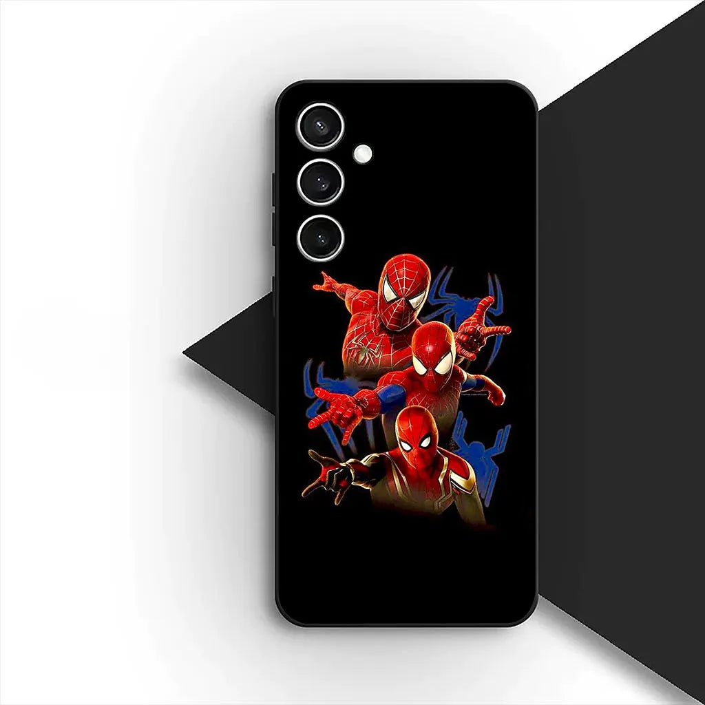 Phone Cover for Motorola Moto G86 G57 E14 E15 G14 G34 G35 G84 G24 A54 G15 Power E22 Casing Soft Case Spider Man Marve Spiderman