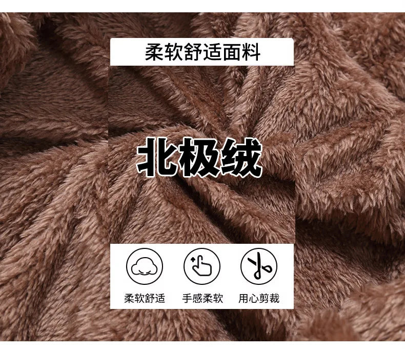 Autumn Winter Newborn Boys Girls Rompers Fleece-lined Zipper Keep Warm Hooded Bodysuits For Baby Kids Children Birthday Present