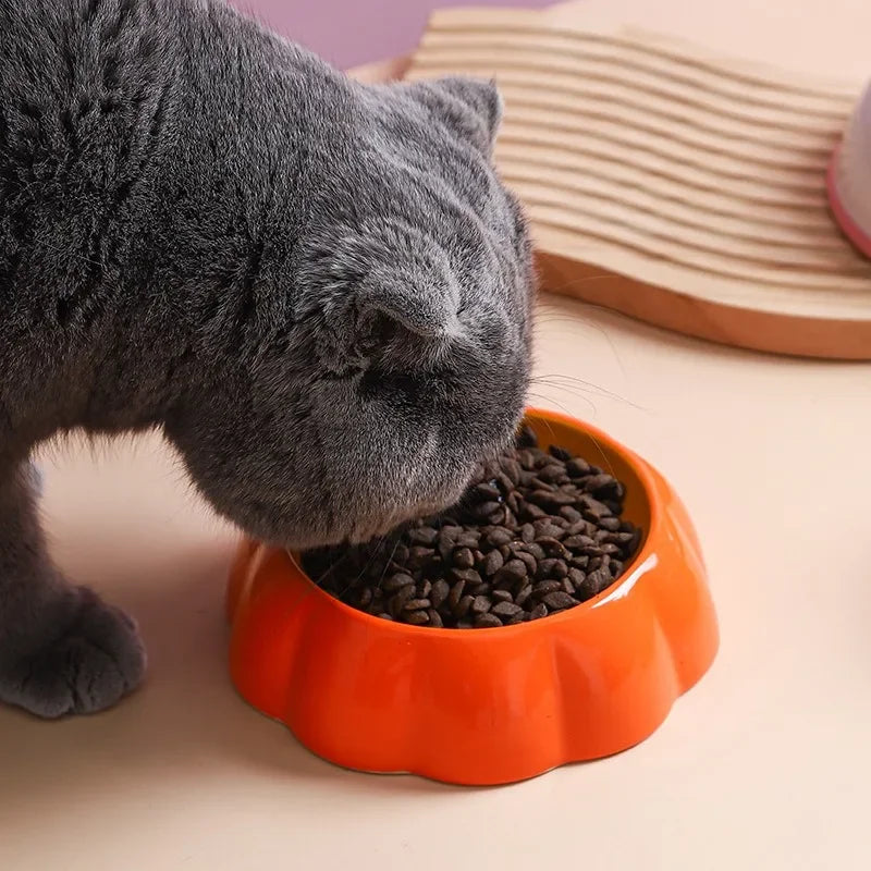4 cute designs pet ceramics bowl watermelon strawberry shape cat food bowl small dog colorful water suppliers cat bowl