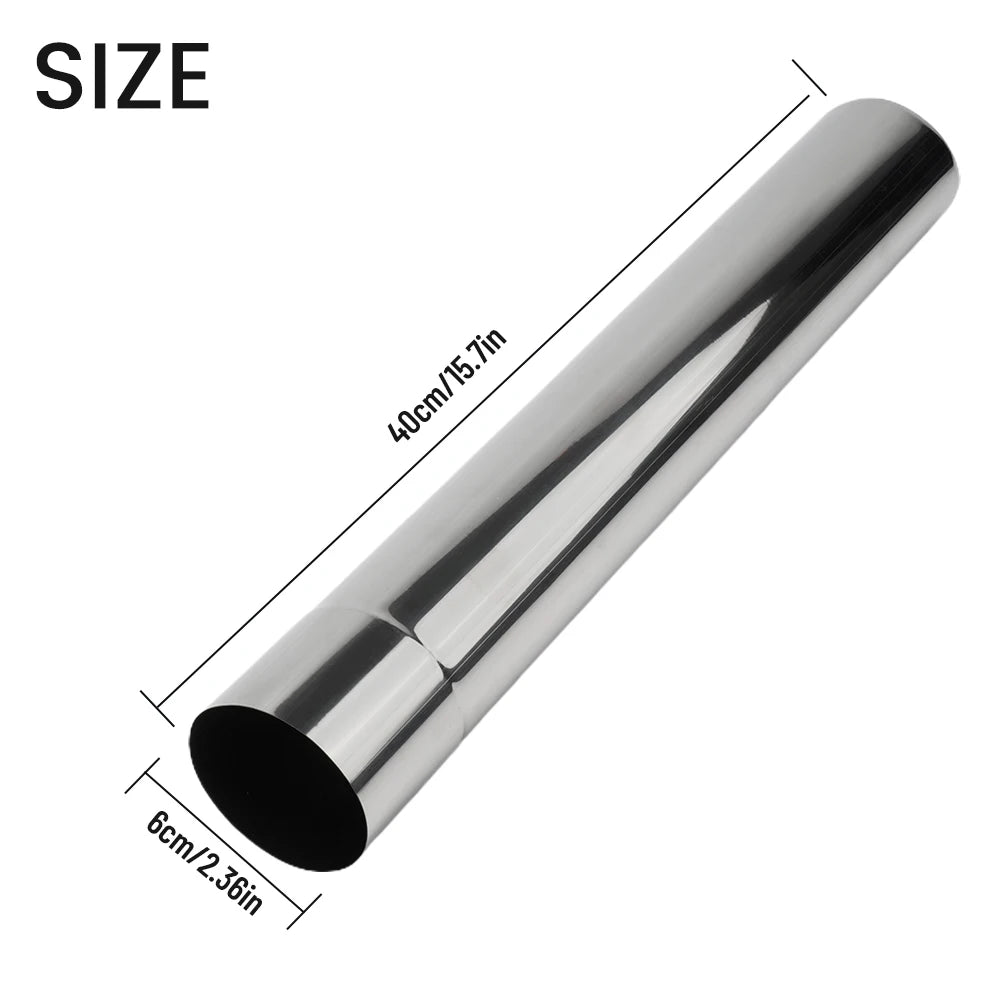 Stainless Steel Chimney Straight Exhaust Pipe Portable Chimney Pipe Hot Tent Stove Outdoor Woodstove Accessories Winter Heater