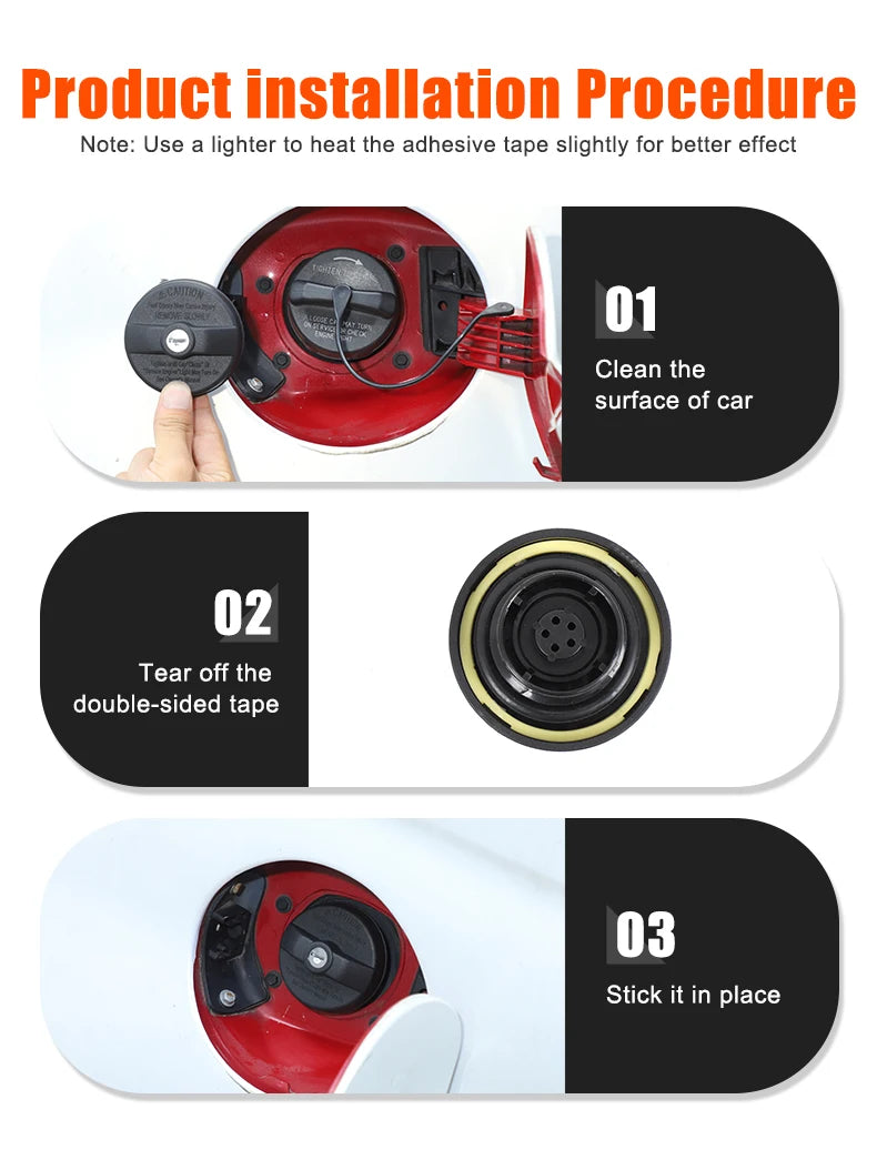 Lockable Fuel Gas Tank Cap Car Fuel Tank Cap Oil Tank Cover Fuel Filler Cap Car Accessories For Fiat 500 312 2007-2015
