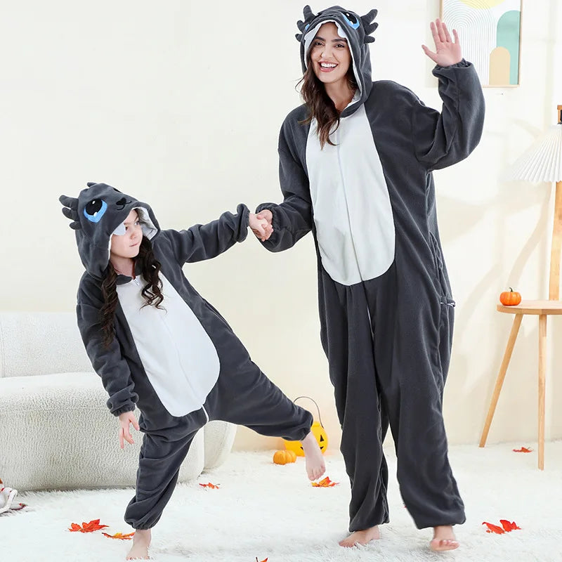 Blue Shark Onesie Jumpsuit Anime Adult Cosplay Halloween Costume Cosplay Carnival Children Pajamas Kigurumi Pijamas Kids Pyjamas