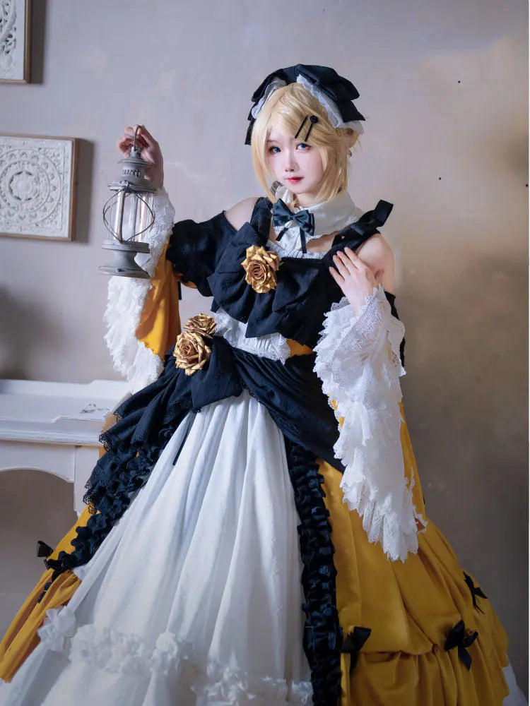 15th Anniversary Rin Cosplay Costume Women Cute Gothic Lolita Dress Halloween Outfits Anime Clothing Custom Made