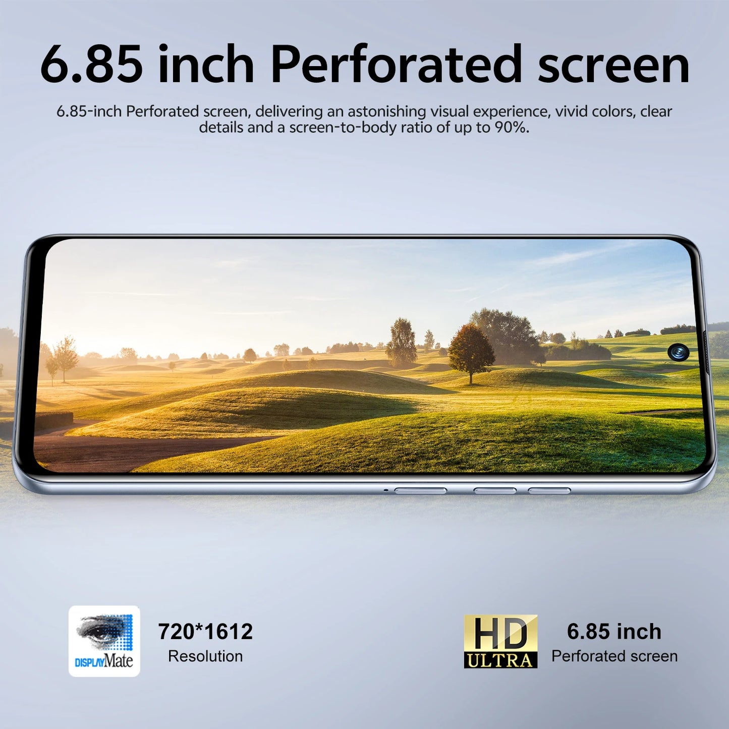 IVMI Global Camon50 Pro Smartphone Android10.0 3GB+16GB 6.85'' Dual SIM GPS Face Unlock 4G Network Curved Screen Mobile Phones
