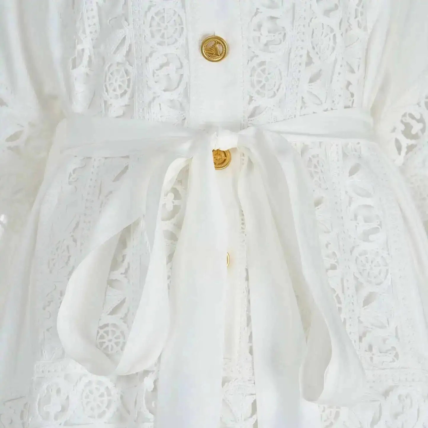 Luxury Long Maxi Dresses Shirt Women 2025 Summer Holiday Lace Embroidery Cotton Loose Big Size Hollow Out Wedding Dress White