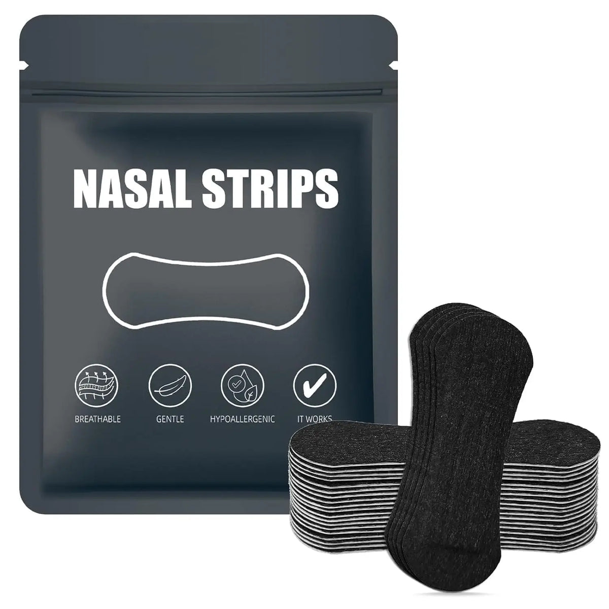 Anti Snoring Nose Strips for Breathing Correction Physical Expansion Breathable 2026 Patch Better Sleep Anti-Snoring Nasal Stri