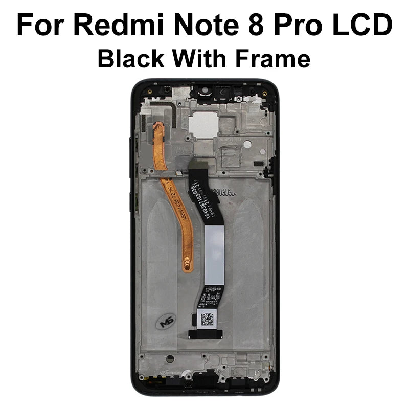 AAA Super IPS For Xiaomi Redmi Note 8 Pro M1906G7I Display With Frame Digitizer LCD Replacement Pantalla For Redmi Note 8 LCD