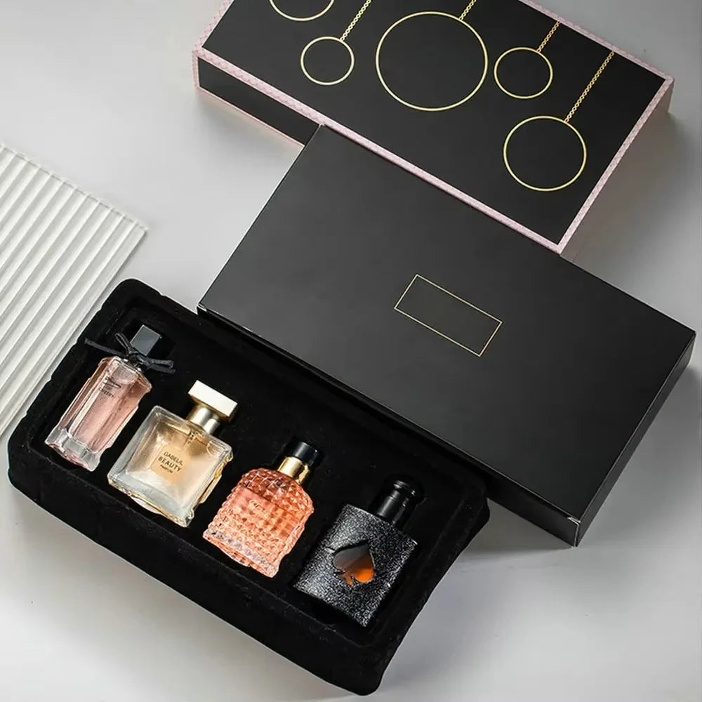 Original Women Perfume Sets 100ml Gift Box 4pce Set Fresh Lasting Fragrance Eau De Parfum Plant Floral Scent Fresh духи женские