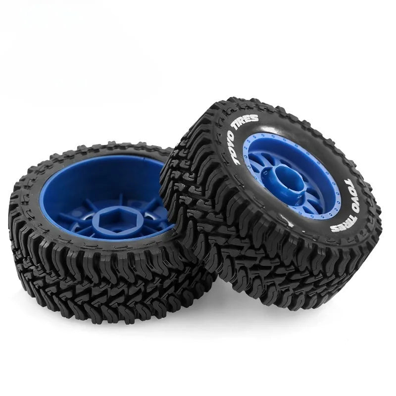 FOR 1/14 1/16 Racing Truck Tires Rubber Tyres 12mm Hex for RC Car ARRMA MOJAVE HPI HSP Tamiya MJX 14211 HBX 3100a Q130c SCYWltoy