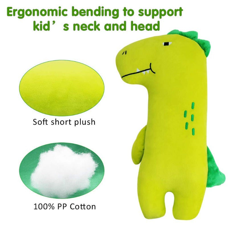 Seat Belt Pillow for Kids,Dinosaur Car Pillow for Kids,Toddler Seat Belt Cushion Seatbelt Cover for Girl Boy Baby Car Stroller