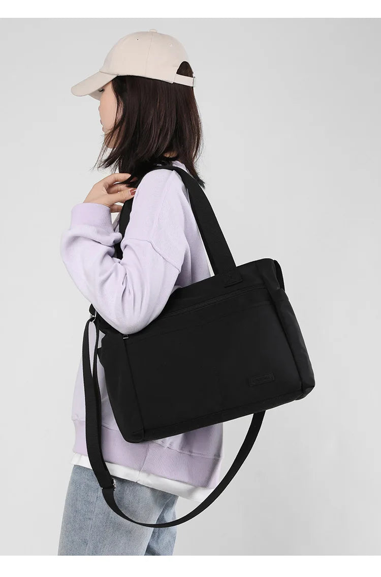 Women Bag Crossbody Nylon Large Capacity Shoulder Bag Lightweight Handbag Maternity Diaper Baby Bag For Mom Travel Dropshipping