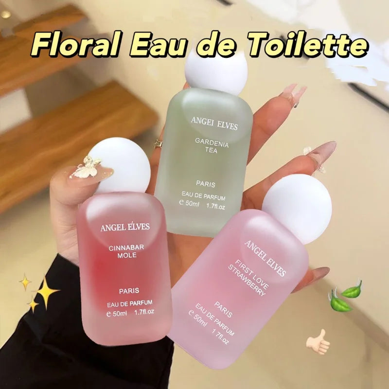 First Love Series Unisex Perfume Long-lasting Fresh Gardenia Tea Fruity Eau De Toilette Youth Girl Body Fragrance Spray New 50ml