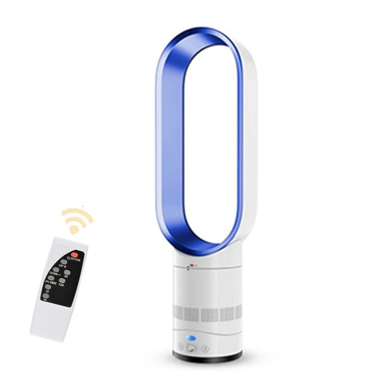 40W Bladeless Fan Electric Cooling Air Tower Fans With Remote Control Intelligent Low Noise 16 Inch Stand Floor Hot Sale