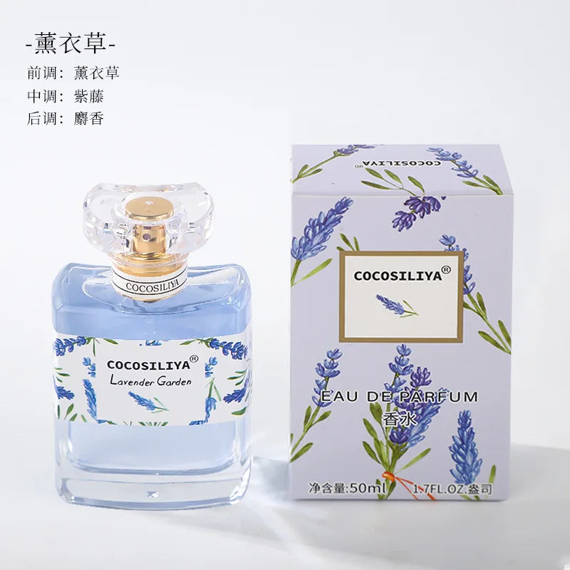 New 50ML Perfume Long-lasting floral fragrance Osmanthus Rose Lavender Gardenia Eau de Parfum For Unisex Original Perfume Brand