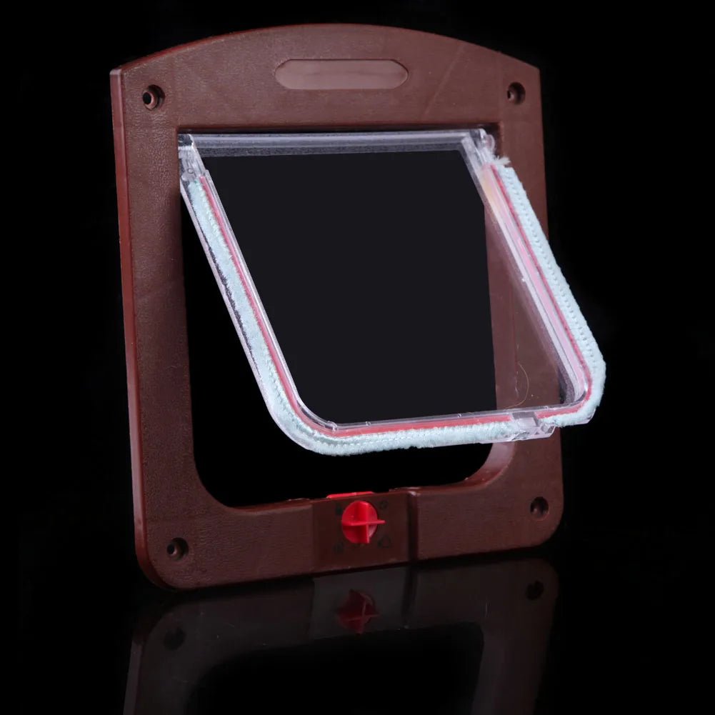 Lockable Kitten Dog Pet Lock Transparent Design Security Wall Lock Weatherproof Anti-deform for Cats Doggie Kittens