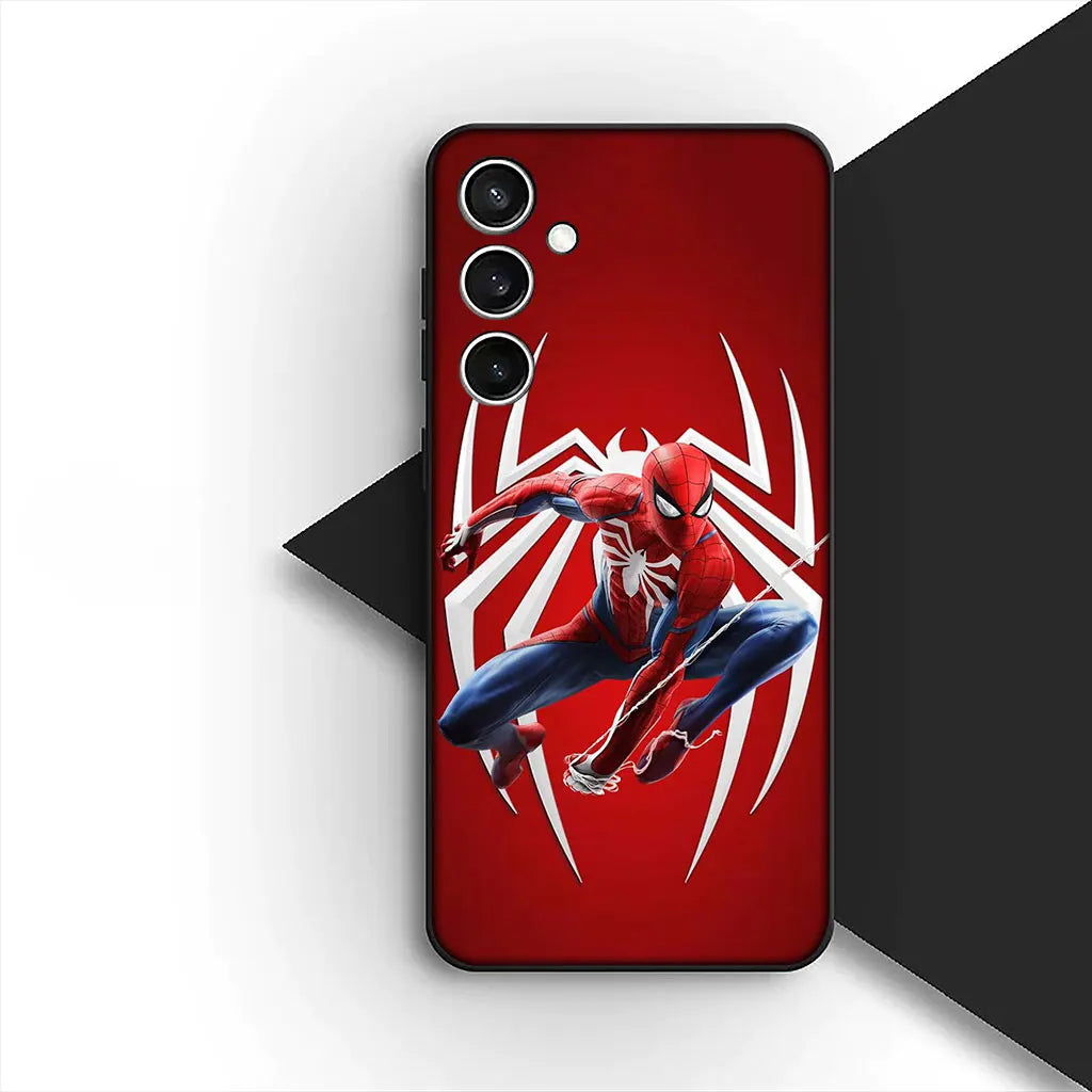 Phone Cover for Motorola Moto G86 G57 E14 E15 G14 G34 G35 G84 G24 A54 G15 Power E22 Casing Soft Case Spider Man Marve Spiderman