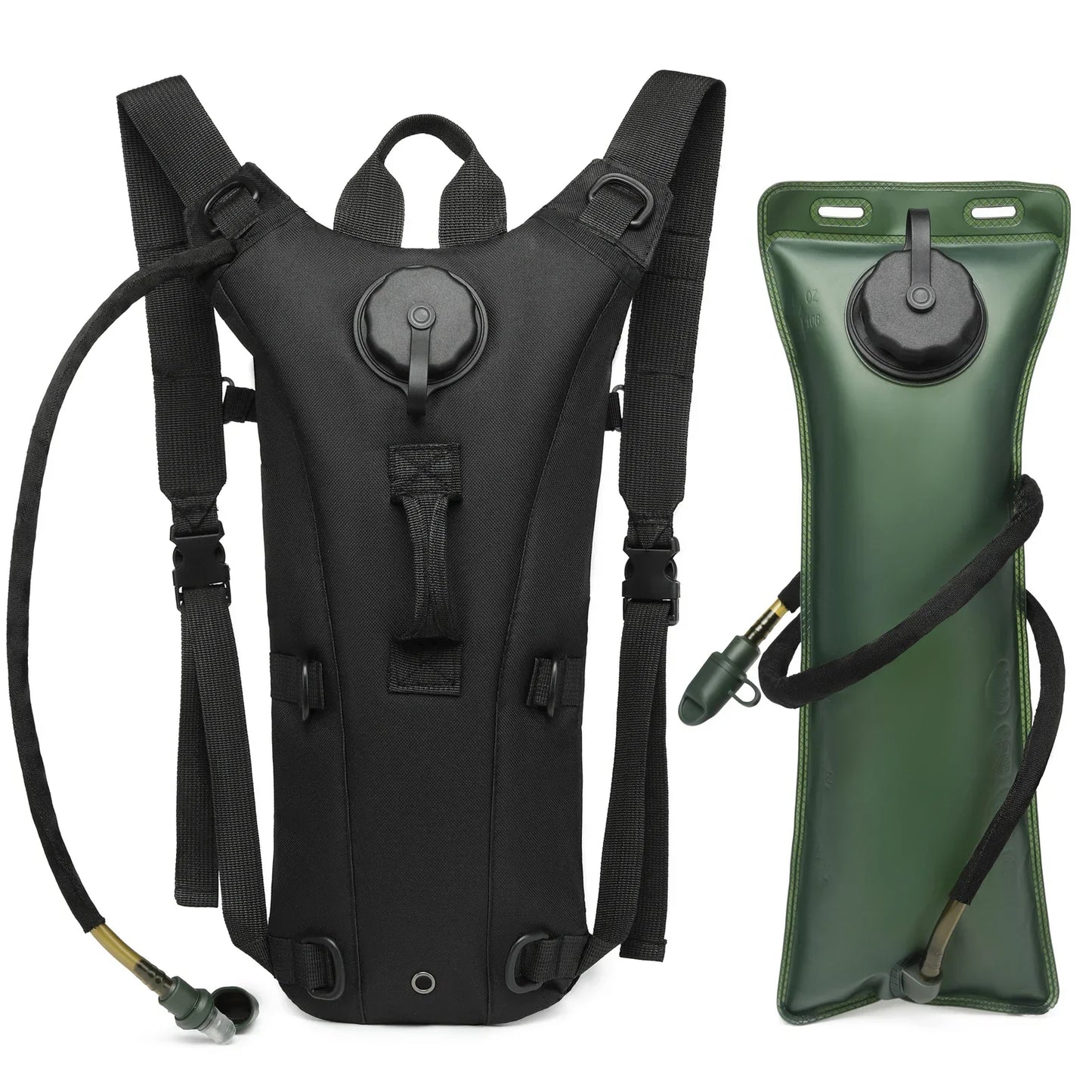 3L Water Bladder Hydration Backpack Waterproof Lightweight Nylon Outdoor Sports Bag For Hiking Cycling Running Climbing