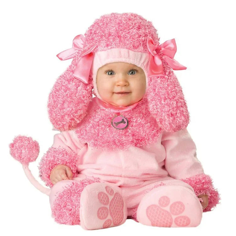 Halloween Costume Baby Boy Clothes Girls Monkey Polar Bear Romper Kids Clothing Set Baby Hat Socks Toddler Set