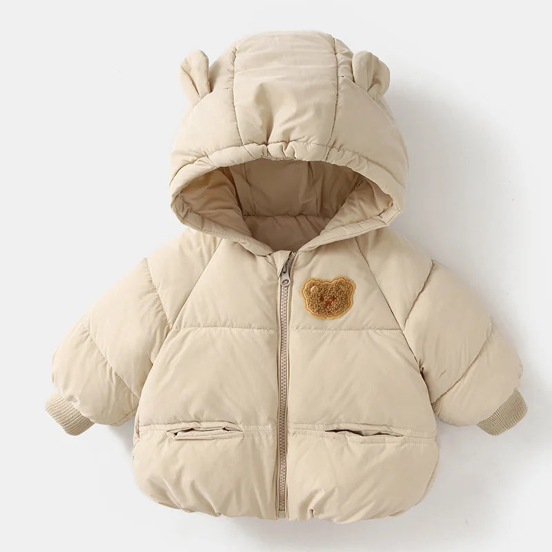 Bear Baby Winter Jackets for Girls Boys Clothes Cotton-Padded Thicken Kids Coats Children Parkas Jacket Baby Outerwear