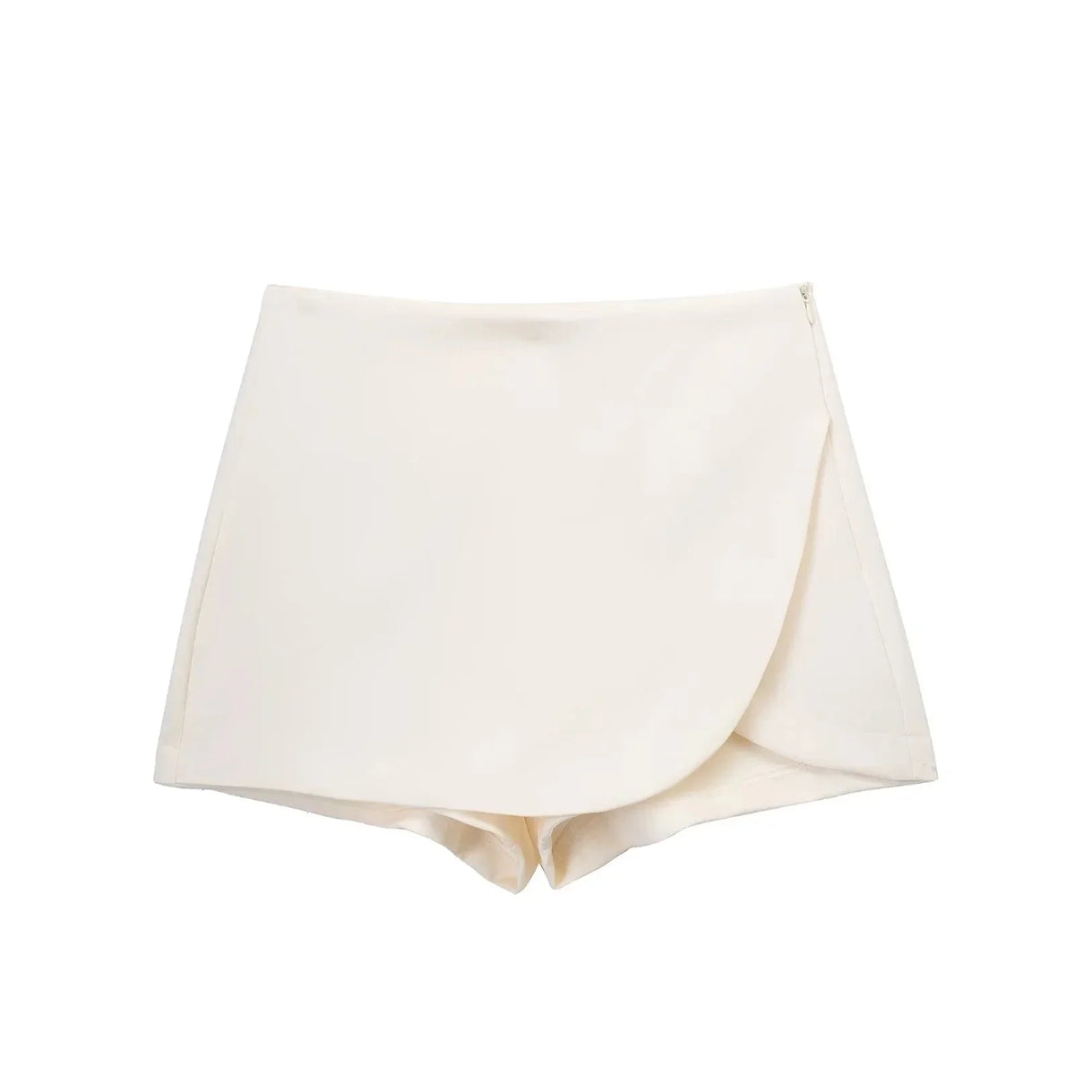 Women's Skort High Waist Brown Skirt Pants Stylish Summer Pink Black Mini Skirt Shorts Asymmetric Casual Off White Skort