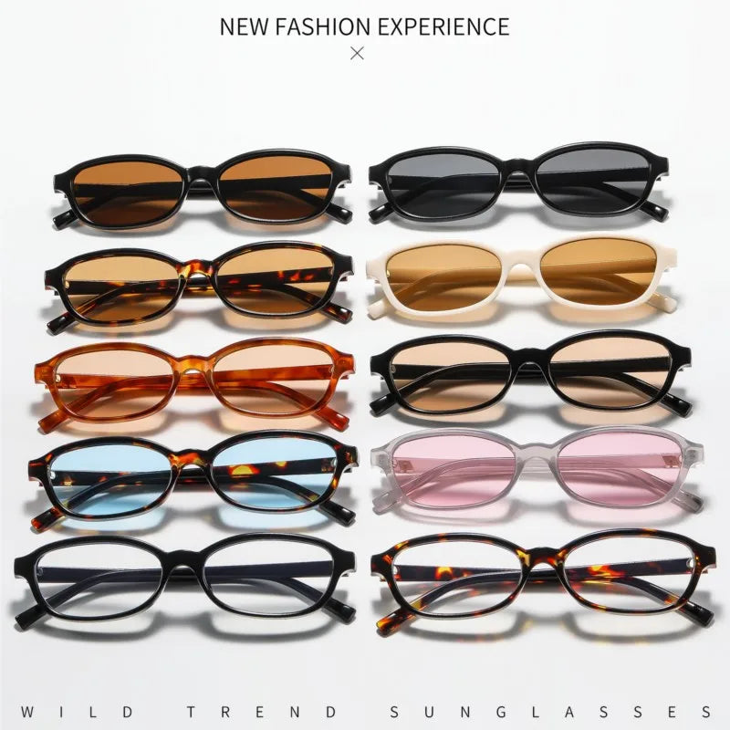 Retro Rectangle Sunglasses Women Men Fashion Small Frame Sun Glasses Classic Shades UV400 Protection Eyewear for Female Male