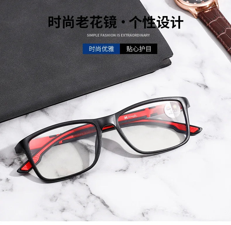 3PCS Sports Reading Glasses Men Women - Comfortable, Stylish Presbyopic Readers with Polycarbonate Lenses, Bulk Wholesale