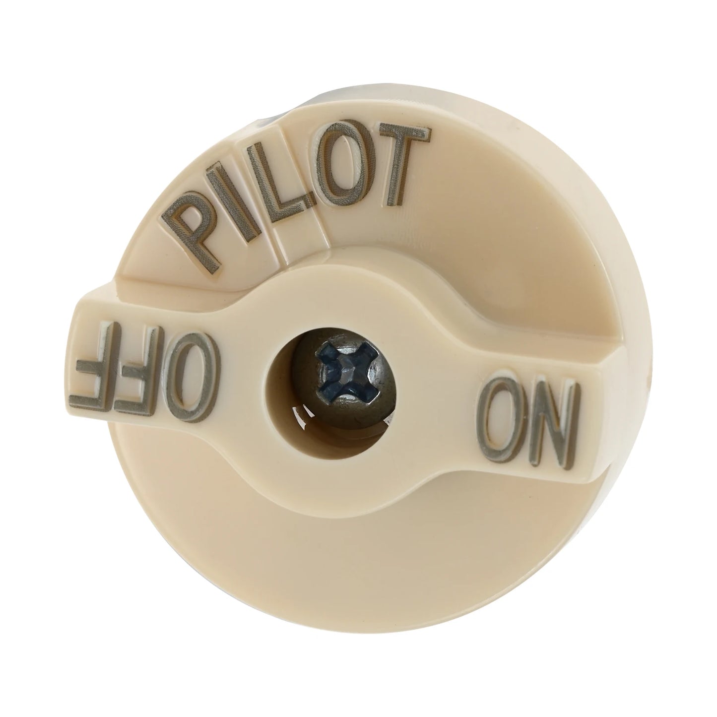 2 Sets Control Valve Beige Pilot Dial Knob and 200-400°F Thermostat Knob for Fryers, Range, Braising