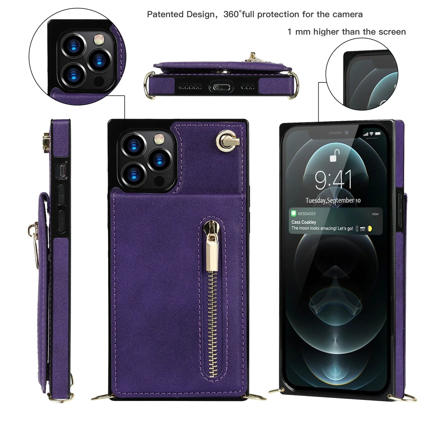 Crossbody Wallet for Huawei Mate 40 Pro 30 20 Lite P40 P30 Pro Plus Case with Card Holder Lanyard Strap Leather ZYXKZJLL