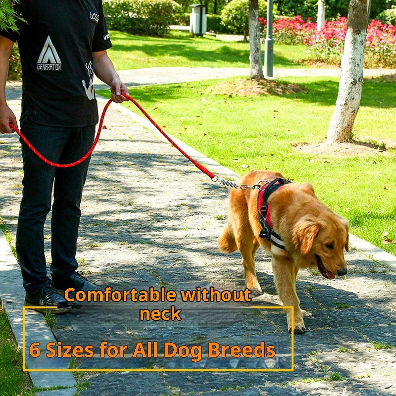 K9 Tactical Dog Harness and Leash Anti-Pull for Golden Retriever Pomeranian Adjustable Pet Walking Rope for Large Dogs